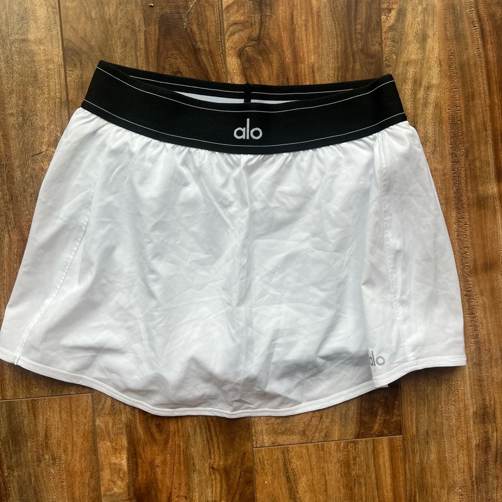 Alo Match Point White Skirt